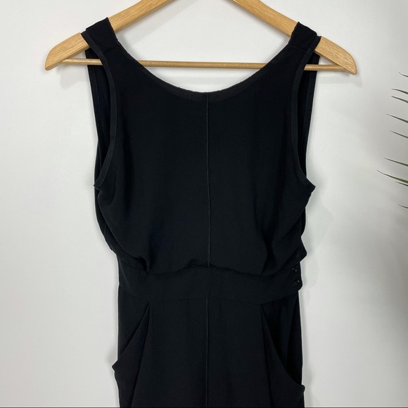 ✨HP✨ Wilfred (Aritzia) Leila Dress. Black, 2, EUC! Pockets, open back. Stunning! - Picture 4 of 12